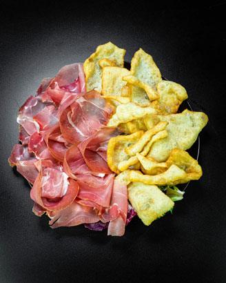 FRITTELLINE CON PROSCIUTTO CRUDO DI PARMA 24 MESI BORGO ROVAGNATI
